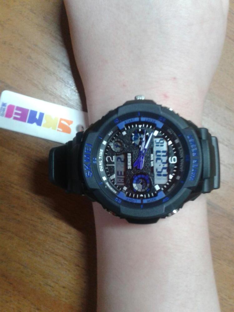 Skmei Brand Men's Sports Watch Fashion LED Digital Quartz Wristwatches Casual Shock Resistant Outdoor Military Watches New 2017