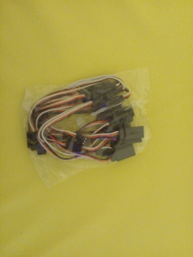 5 pcs 300mm RC Servo Y Extension Cord Cable Lead Wire for JR Futaba