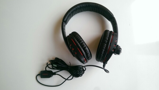 Somic G923 Stereo Surrounded Sound Game Headset Over-Ear Gaming Headphone Headband with Mic Volume Control for Computer PC Gamer
