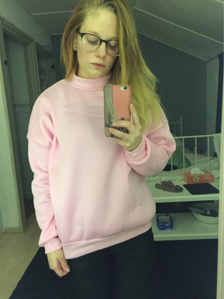 New 2016 Autumn Winter Hoodies Warm Sweatshirt Women Plus Size Thicken Solid Color  Pullover Fashion Casual Hoodies Moleton Coat