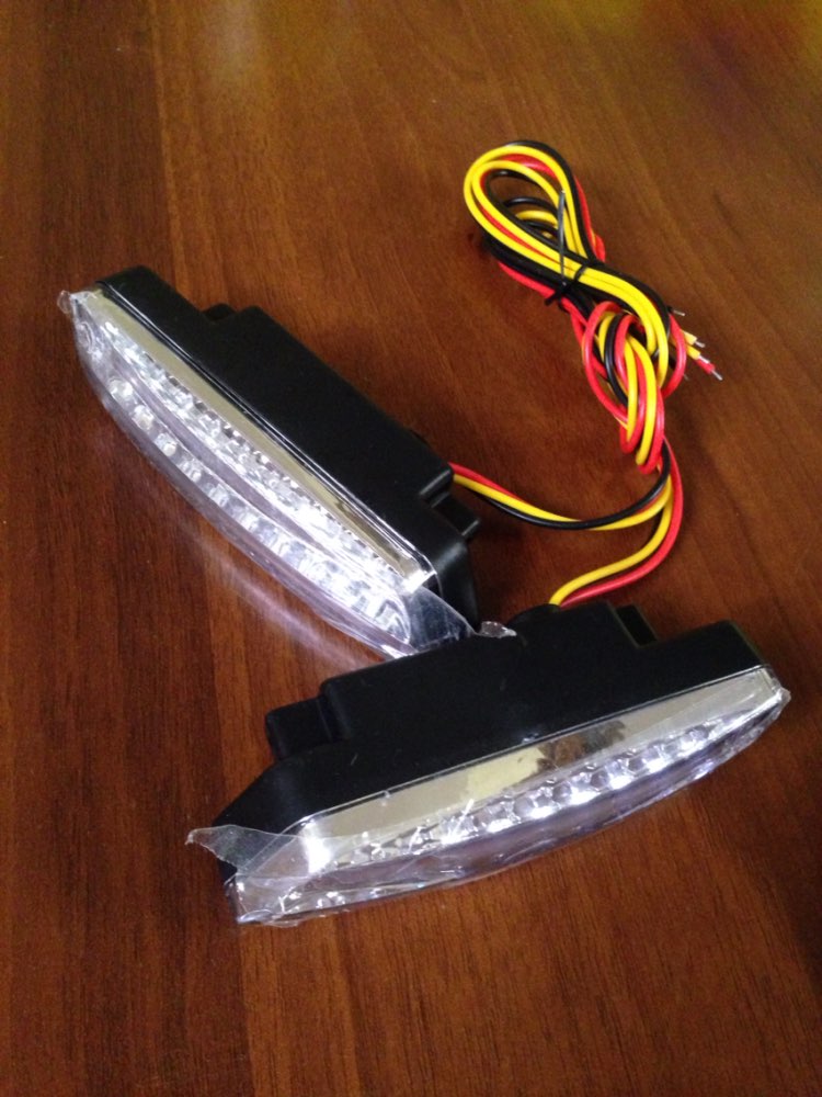2Pcs/Set 2*20 LED 8-30V 1.5 Watt 18 Months Warranty Auto Daytime Running Light Car Head DRL LA-527