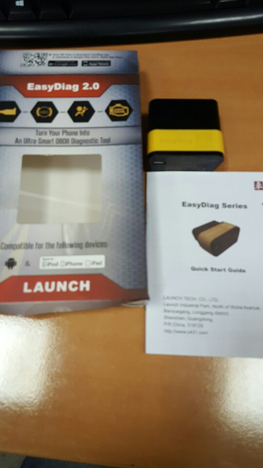 100% Original Launch EasyDiag 2.0 Code Reader Scanner Easy Diag 2.0 Work for iOS or Android By Bluetooth Diagnostic Tool
