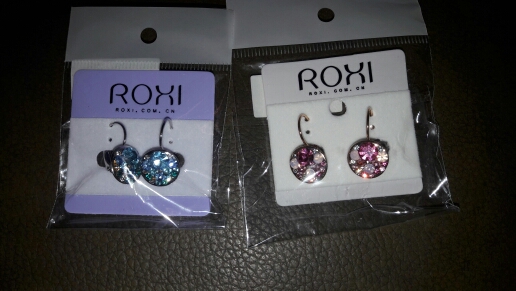 ROXI Brand Top Quality Earrrings For Women Rose Gold White Gold Plated Stud Earrings Fashion Jewelry for New Year Christmas Gift