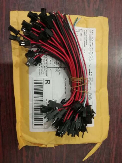 5/20 Pair 3 Pin JST SM Connectors For WS2812B WS2811 WS2812 LED Strip Female Male