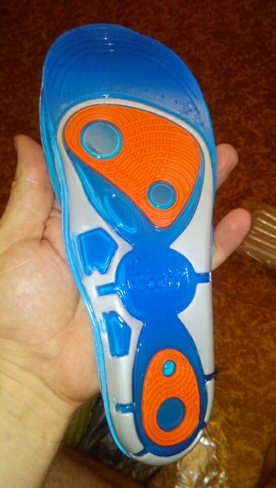 Silicon Gel Insoles Foot Care for Plantar Fasciitis Heel Spur Running Sport Insoles Shock Absorption Pads for men and women 6629