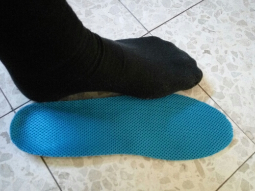 Bocan gel sport insoles Massaging Silicone Insoles Deodorant Pads Orthopedic Plantar Fasciitis Running shoe Insoles 2 sizes 6631