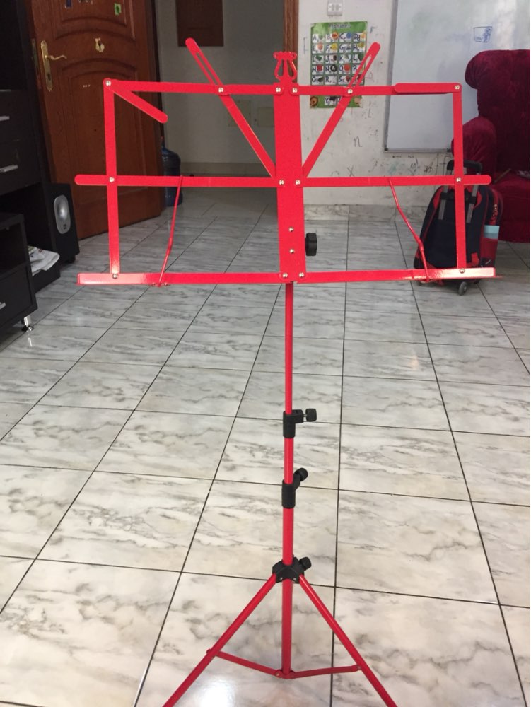 Colourful Sheet Folding Music Stand Metal Tripod Stand Holder With Soft Case with Carrying Bag Free Shipping Wholesales