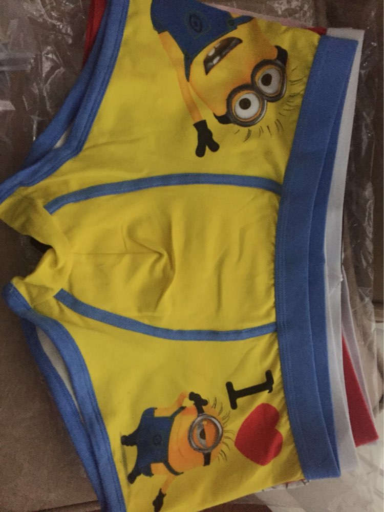 High quality 100% cotton cartoon underwear  men's Boxer men underwear lovely cartoon men underwear
