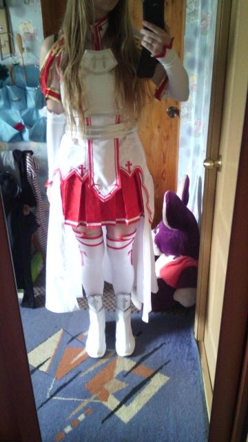 Sword Art Online Asuna Cosplay Costume