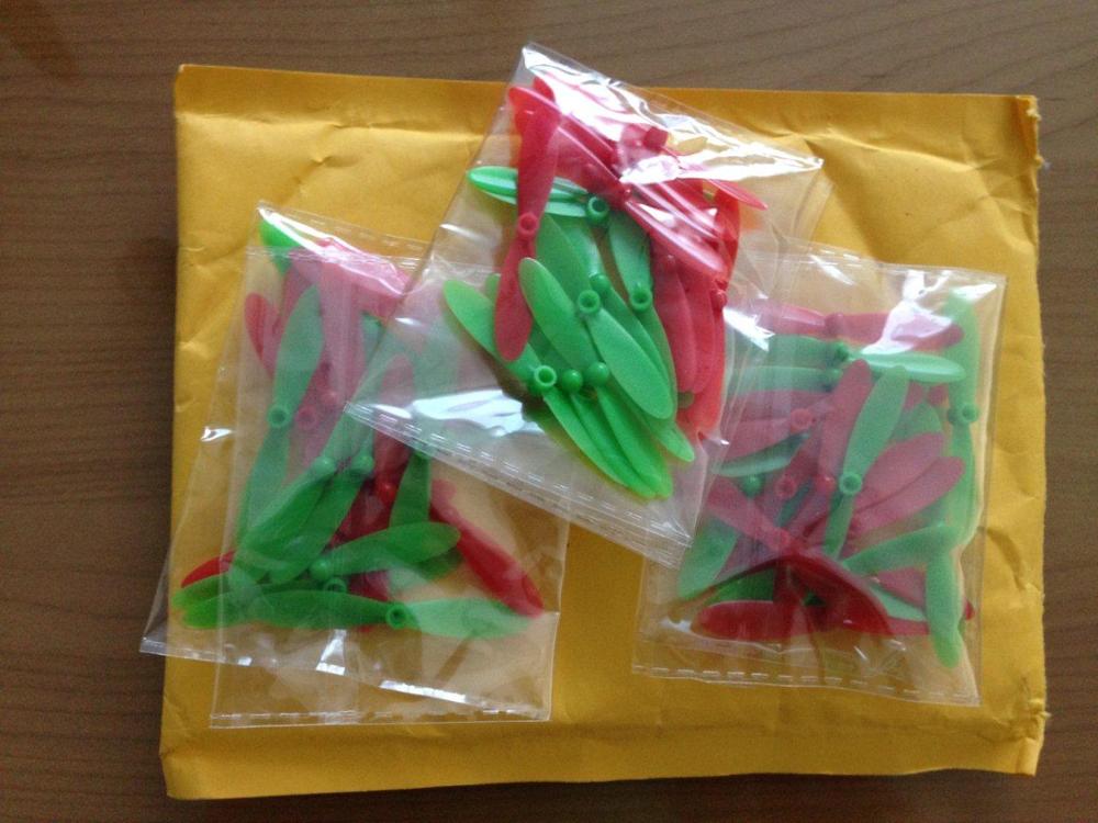 60pcs Hubsan X4 H107L H107C H107D Propellers 55mm Propeller H107-A02 Blade 55mm Clear Propellers (wholesale)