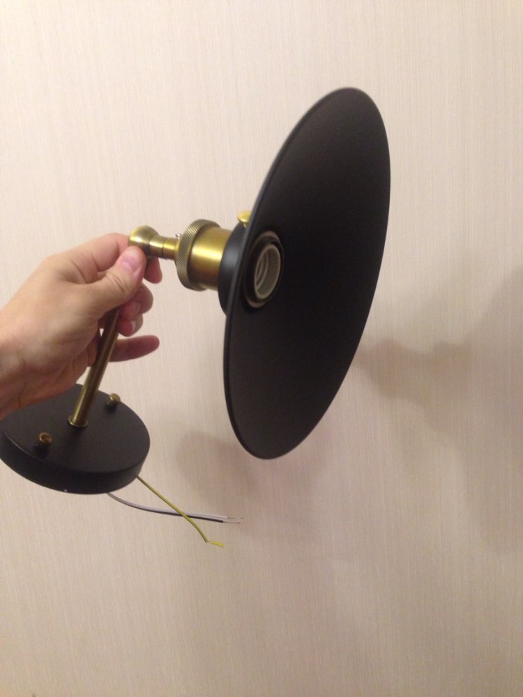 American vintage wall lamp indoor lighting bedside lamps wall lights for home  diameter 22cm 110V/220V E27