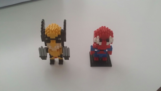 LOZ Diamond Building Blocks The Avengers Spiderman Superman Batman Iron Man Figure Toys Children Gift Free Shipping 9+