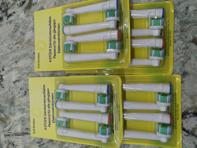16 PCS Electric Tooth brush Heads Replacement F Braun Oral B Floss EB-18A Action