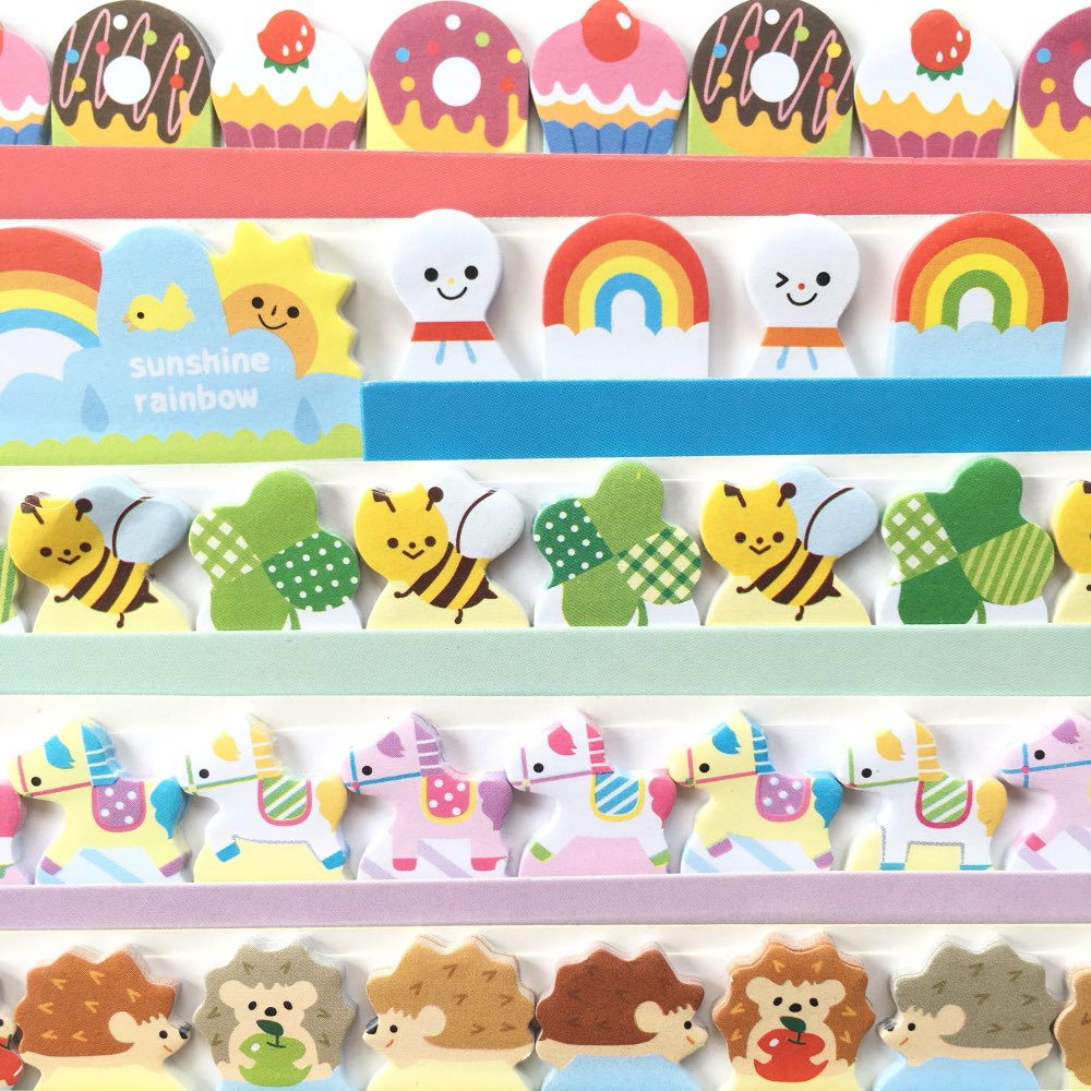 10 pcs/Lot Cartoon sticky note Post it stick & memo paper stickers bookmark stationery papelaria office School supplies 6754