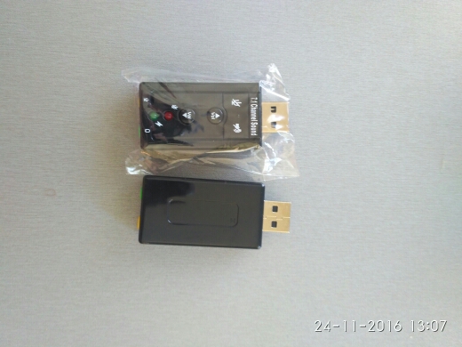 External USB AUDIO SOUND CARD ADAPTER VIRTUAL 7.1 ch USB 2.0 Mic Speaker Audio Headset Microphone 3.5mm Jack Converter