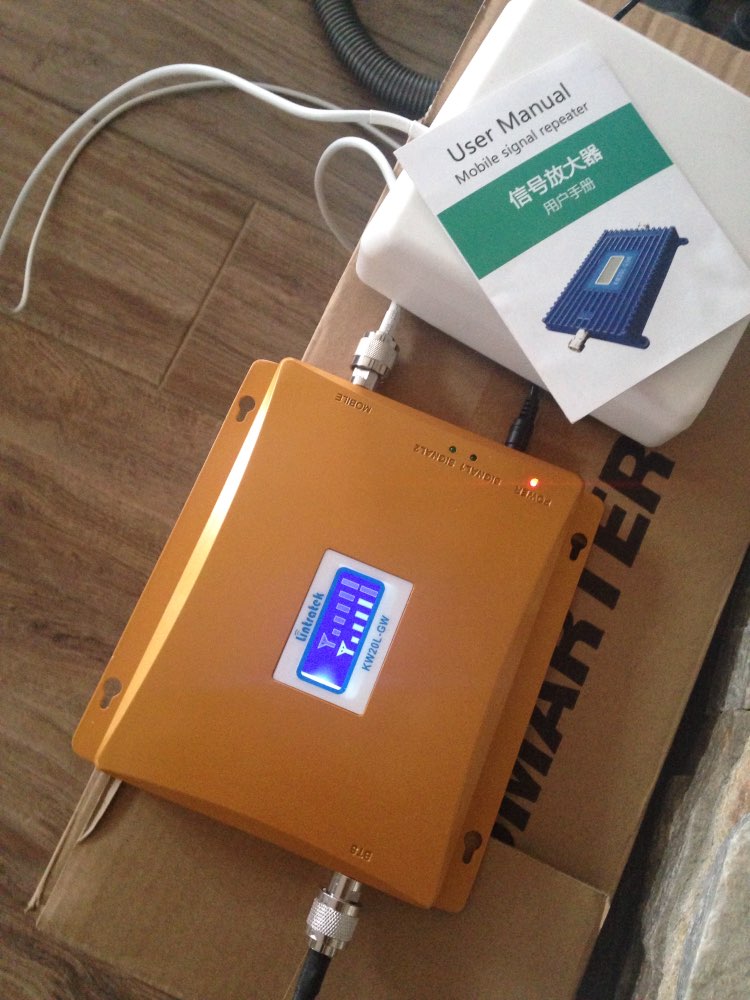 HOT LCD Display 3G W-CDMA 2100MHz GSM 900Mhz Dual Band Cell Phone Signal Booster GSM 900 2100 UMTS Signal Repeater Amplifier S30