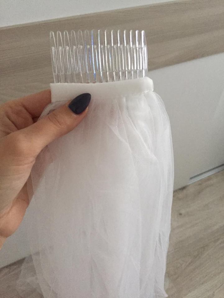 Hot Sale Cheap Long Bridal Veil with Comb 2017 One Layer 3 Meters Cut Edge Wedding Accessories Voile de Mariage