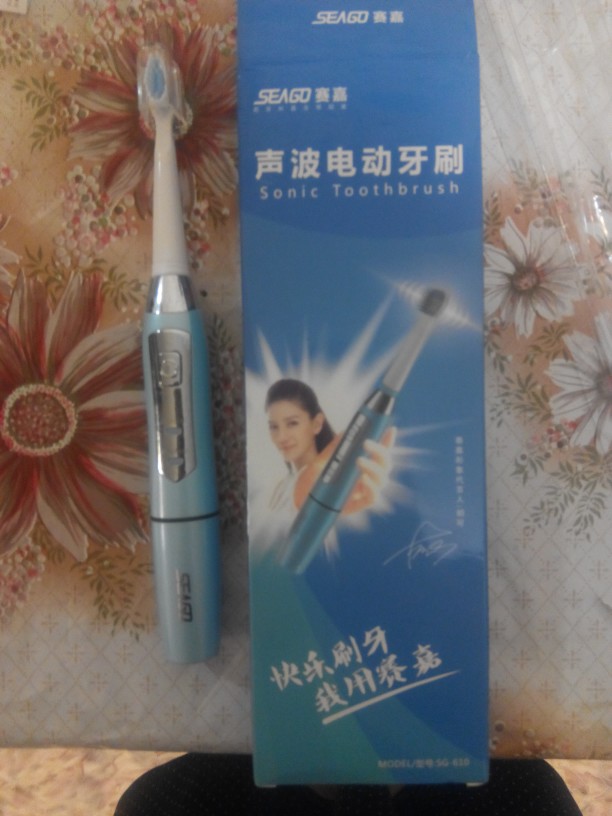 Waterproof Seago Ultrasonic Electric Toothbrush Health+3 Replacement Heads 35000/min Professional Teeth Brush Oral Care Dental