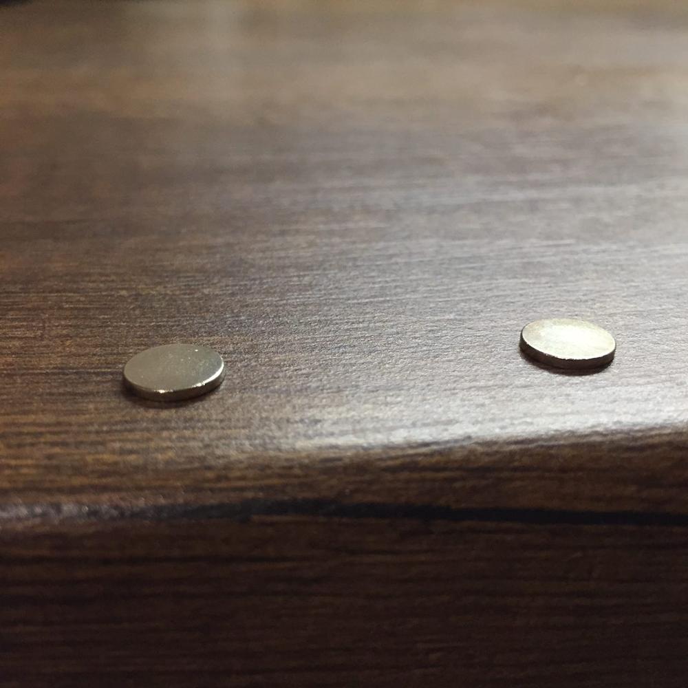  free shipping 100pcs Strong Disc Magnets Dia. 8mm x 1mm N50 Rare Earth Neodymium Art Craft Fridge Magnet 