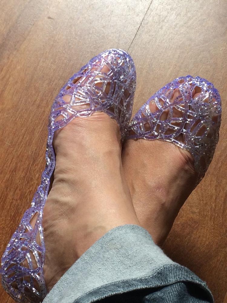 HEE GRAND 2016 Shallow Leisure Women Sandals Summer Crystal Cut Out Flats Flat Heel Shoes Female Free Shipping XWZ030