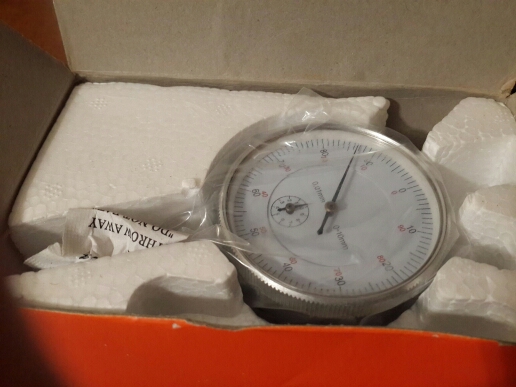 Dial Indicator Gauge 0-10mm Meter Precise 0.01Resolution Concentricity Test PTSP