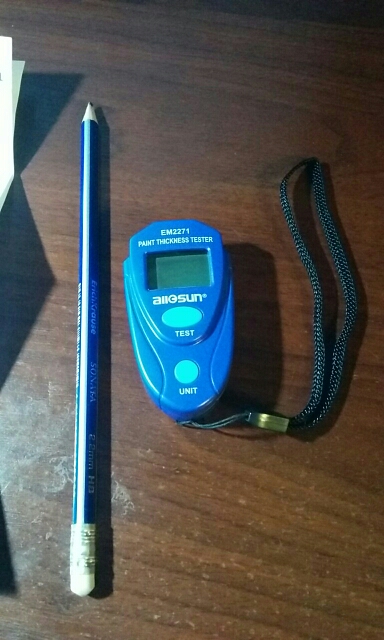 Digital Thickness Gauge Coating Meter Car Thickness Meter Russian Manual  EM2271 all-sun  ship from EasternEurope warehouse