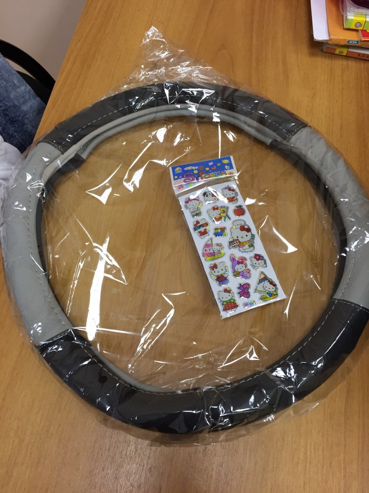 DERMAY 5Colors Leather Steering Wheel Cover Sport Style Car Covers,Fit Most Car Styling Factory Wholesale High Quality