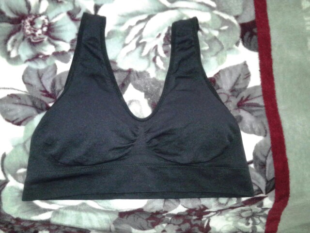 New Women Girls Padded Seamless Bra Vest Tops Rimless Bras S-XXXL