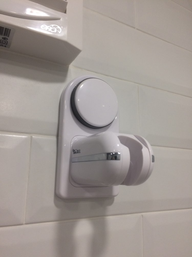 Bathroom Shower Head Holder with Suction cup Adjustable Faucet Holder wall mounted Shower Head hook Seat Hand Shower Head Holder