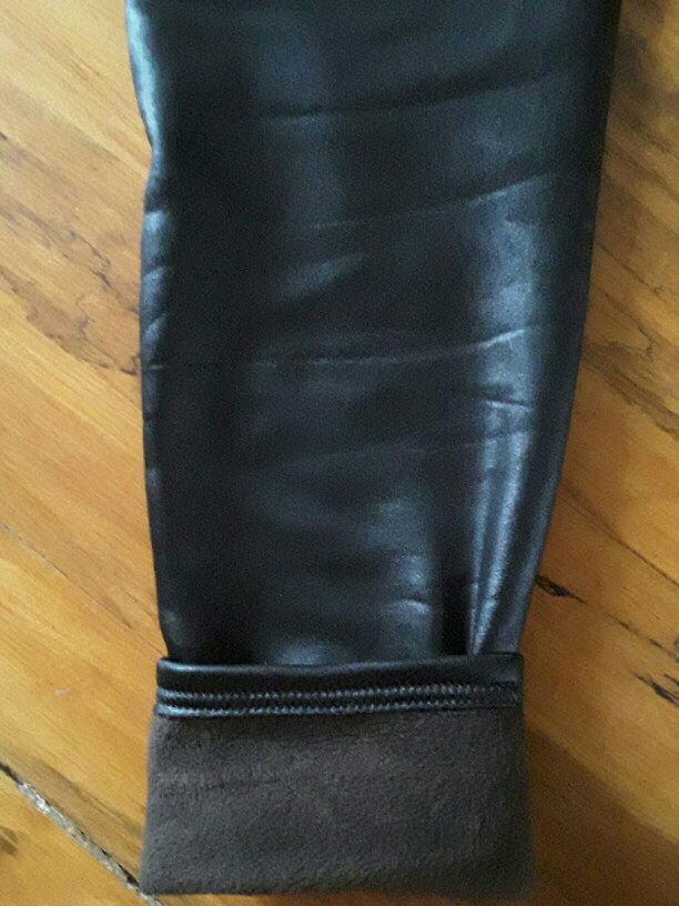 Women Pants Winter Warm Pencil pants Tights Female Elastic Bottom Leather Trousers Plus 2-layer Women's Fashion pants & capris