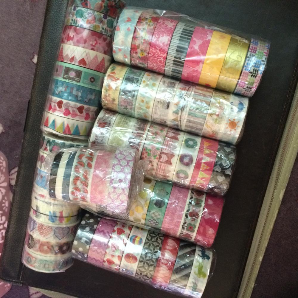 531 Patterns Hot 30pcs/Lot Tape flowers chevrons Print Deco DIY Adhesive Masking Tape,Japanese Washi Tape Paper 10m Wholesale