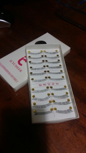 10 Pairs Makeup Handmade Natural Fashion False Eyelashes Soft Long Eye Lash Cosmetic Free shipping