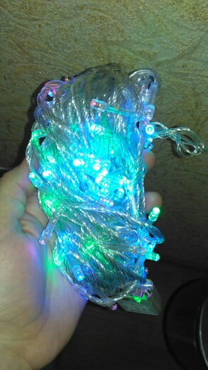 110v/220V Led String Christmas Lights 10m/100leds With 8 Modes Christmas decorations for Home / Holiday / Party / Wedding