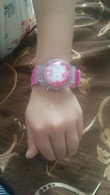 New Fashion Trend Hot Sale hello kitty Children's cartoon watch for Kid Christmas present silicone wristwatch digital watch Gift