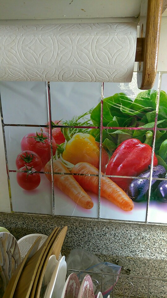 75*45cm Kitchen Wall Stickers Foil oil sticker Decal Home Decor Art Accessories Decorations Supplies items Products