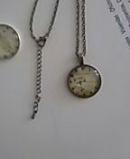 LIEBE ENGEL Vintage Clock Picture Necklace&Pendant Glass Cabochon Fashion Silver Color Jewelry Bronze Statement Necklace 2016