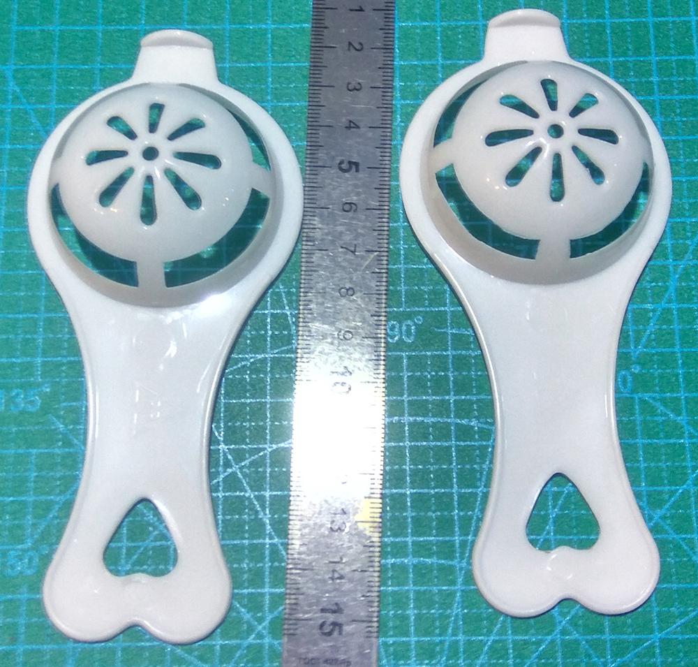 2 pcs/lot Free Shipping Eco Friendly Good Quality Egg Yolk White Separator Egg Divider Egg Tools PP Food Grade Material