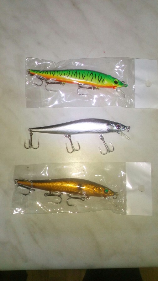 wLure Minnow Crankbait Hard Bait Tight Wobble Slow Sinking Jerkbait  High Quality ABS Model 110 12g 12cm Fishing Lure M262S
