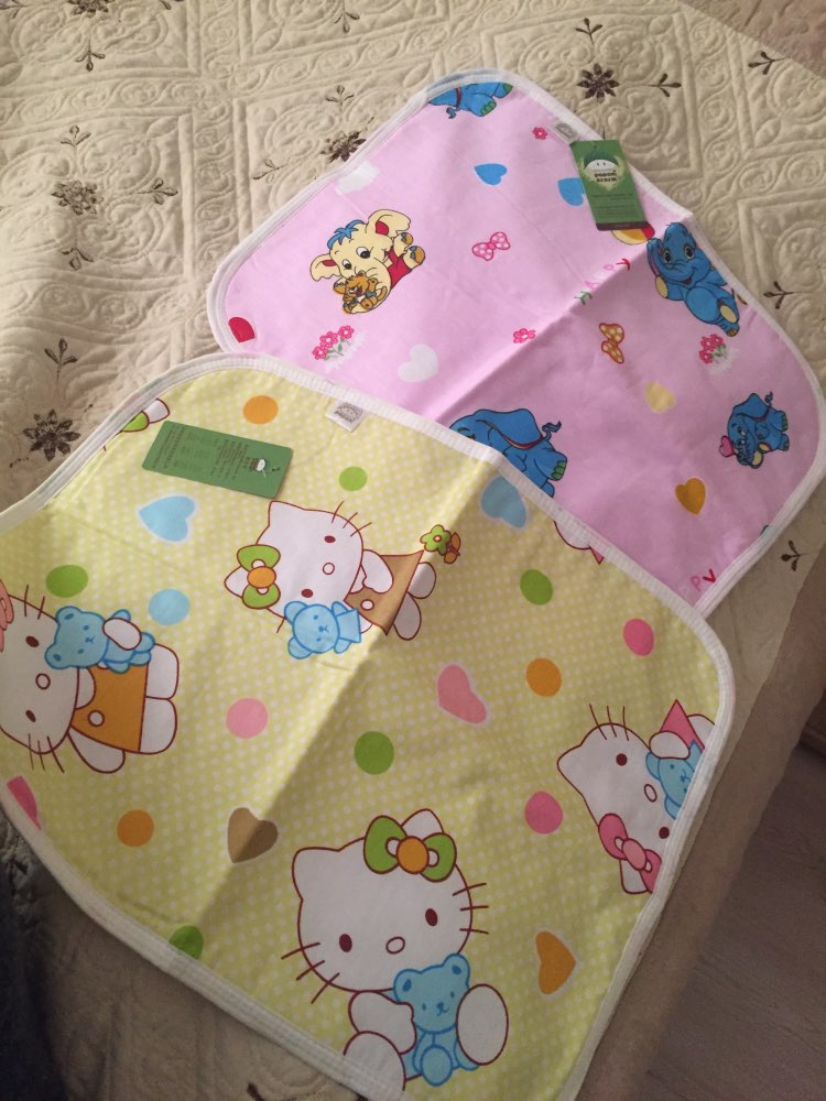MY 2pcs Cotton cartoon waterproof baby changing mat baby products manufacturers wholesale baby mattress 35 * 45 cm