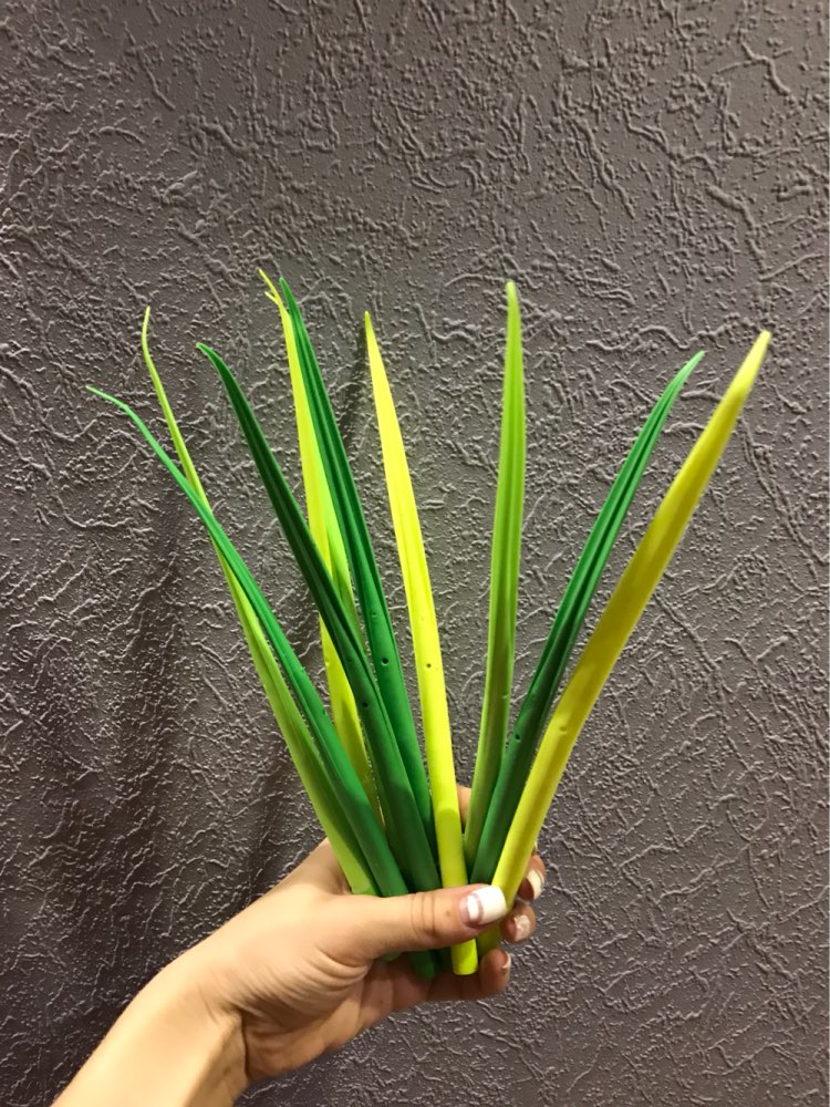 5 Pcs / Pack Tiny Green Grass Gel Pen Blade Grass Potting Decoration Zakka Stationery Caneta Office Supplies Material School