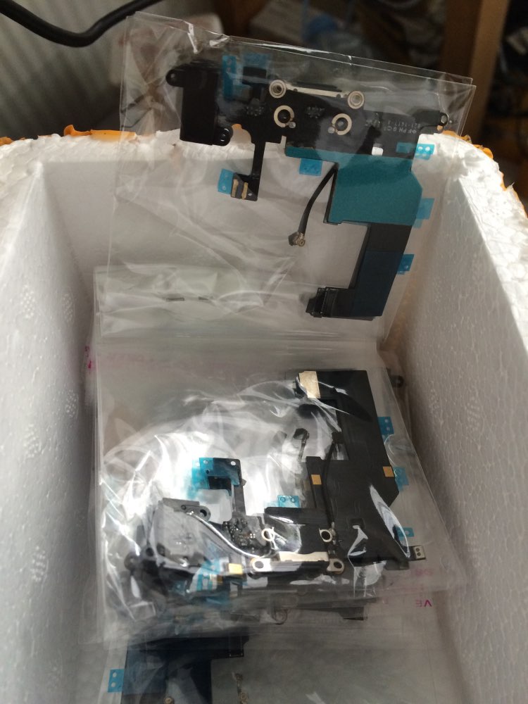 10pcs/lot NEW Black / White Charger Charging port Dock USB Connector Data Flex Cable For iPhone 5 5g Headphone Jack Flex Ribbon