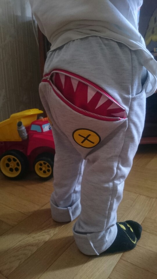 Boy Pants Girls Chic Zipper Casual Baby Harem Pants Sport Loose Trousers