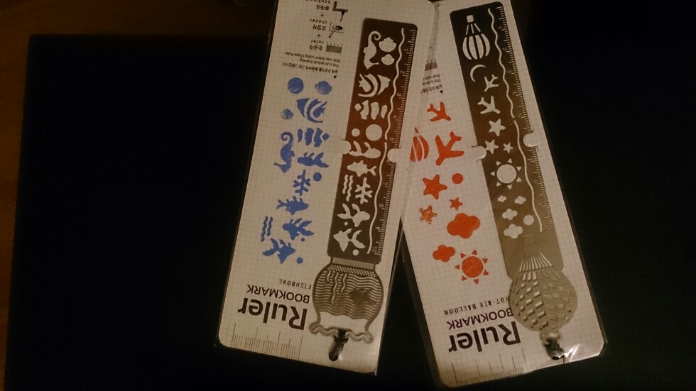 AE0-Free shipping 10*3cm elegant hollow cave metal fashion big bookmark ruler(1piece)