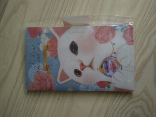 8sheets/pack New very cute cats designs decoration paper / pvc sticker / Decorative Label / Multifunction WJ0092