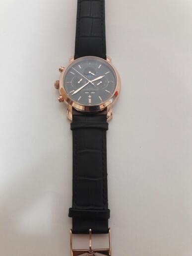 23mm (Buckle 20mm) T035617A T035439 High Quality Silver Butterfly Buckle + Brown Black Genuine Leather curved end Watchband