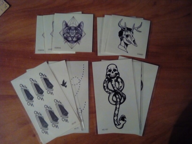HC1059 3d Switch Button Design Temporary Tattoo Sticker Waterproof Fake Tattoo Sticker Men Women Ears Personalized Stereoscopic