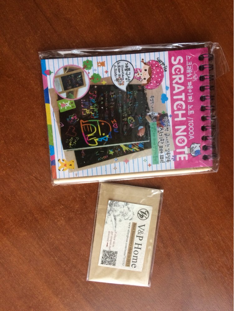 Scratch note Black cardboard Creative DIY draw sketch notes for kids toy notebook zakka material Escolar School Supplies 6626