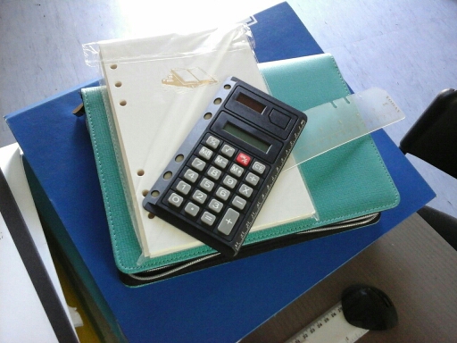New hot A5/A6 Business notebook zipper bag comercial notepad manager folder with calculator and ruler  free shipping