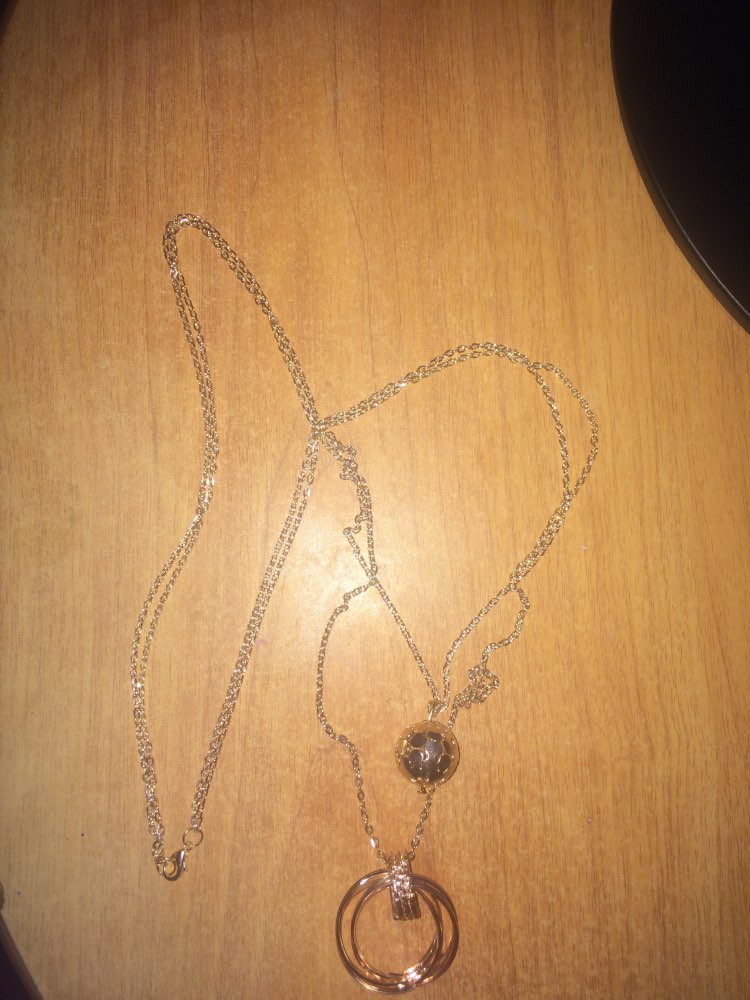 Gold/Silver Plated Double Chain Balls Circles Long Necklaces & Pendants Fashion Statement Colares Femininos Women Jewelry 2016