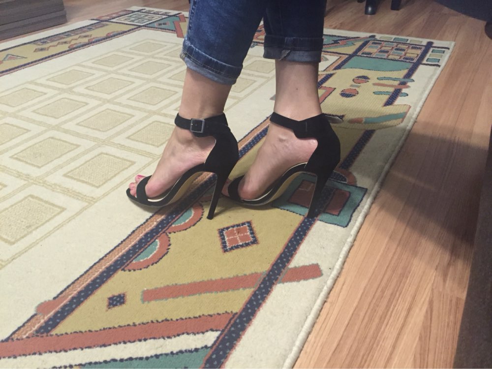 Sexy Women Sandals Flock Ankle Strap High Heels Pumps Lady Open Toe Party Bridal Female Shoes US Size 4-11 and 14 color 102-3VE